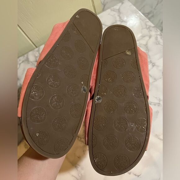 Vince Camuto Biminti Suede Leather Slide Sandals 10M - Picture 5 of 7